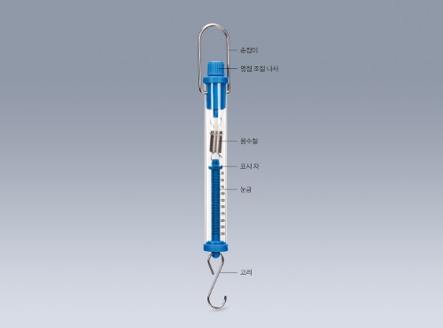 투명원형용수철저울