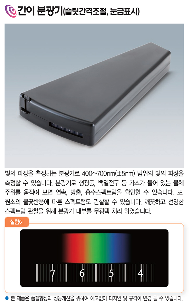간이분광기 이미지